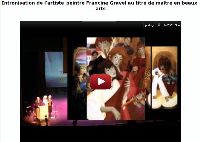 Intronisation de l'artiste-peintre Francine Gravel au titre de maître en beaux-arts 2011