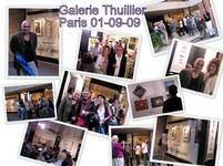 Reportage-photos de France Clermont à la galerie Thuillier, à Paris