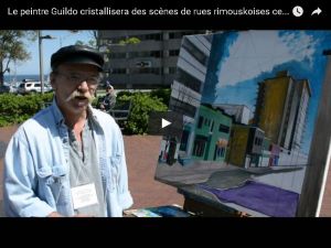 le peintre Guildo cristalisera des scènes de rue de Rimouski 